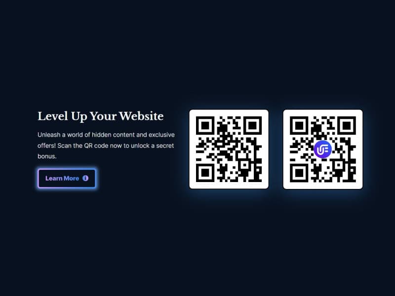 QR Code with CTA and Logo